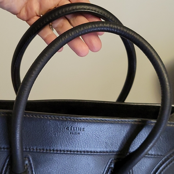 Celine Phantome Dune Black Leather Bag - Picture 12 of 17